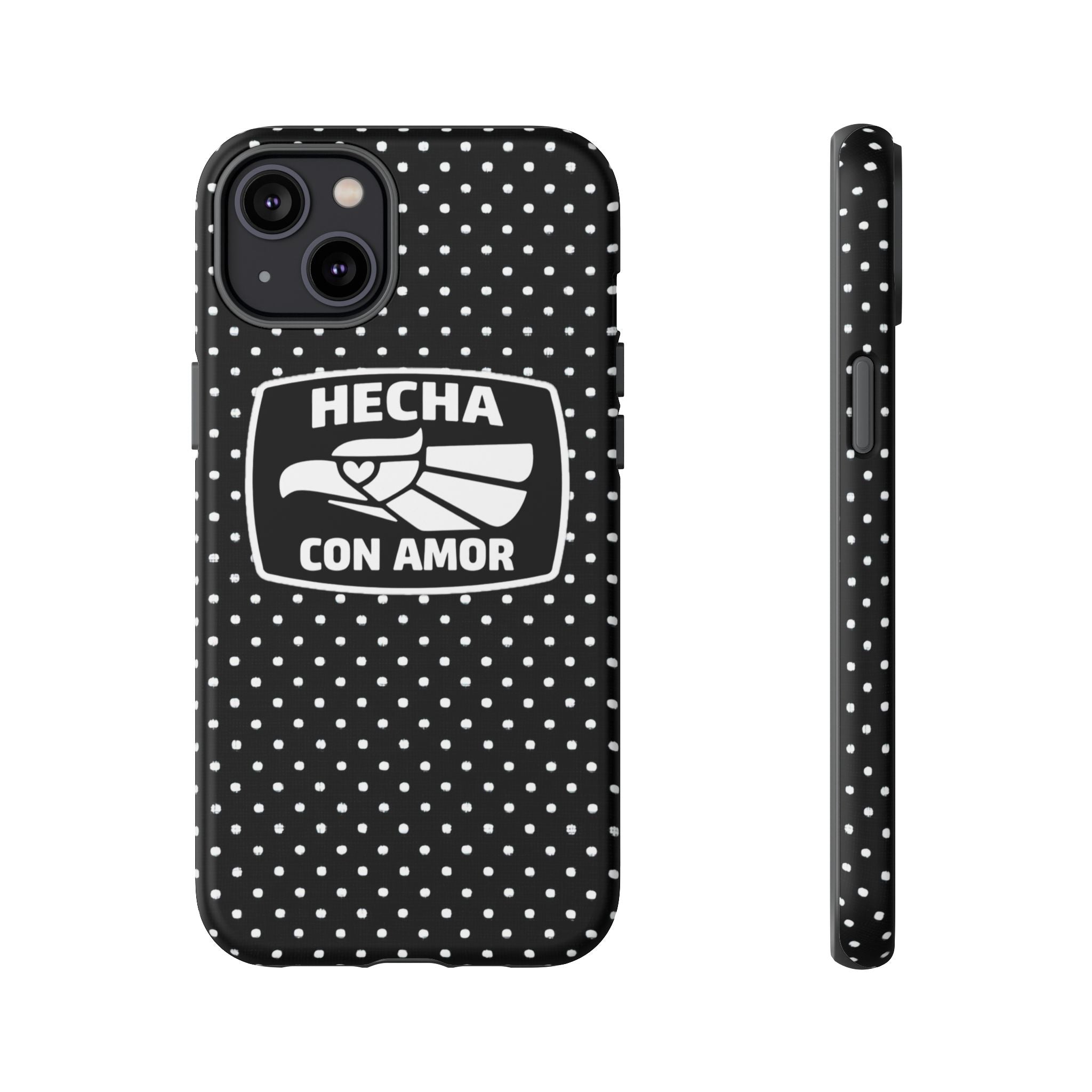 Hecha Con Amor Polka Dot Phone Case