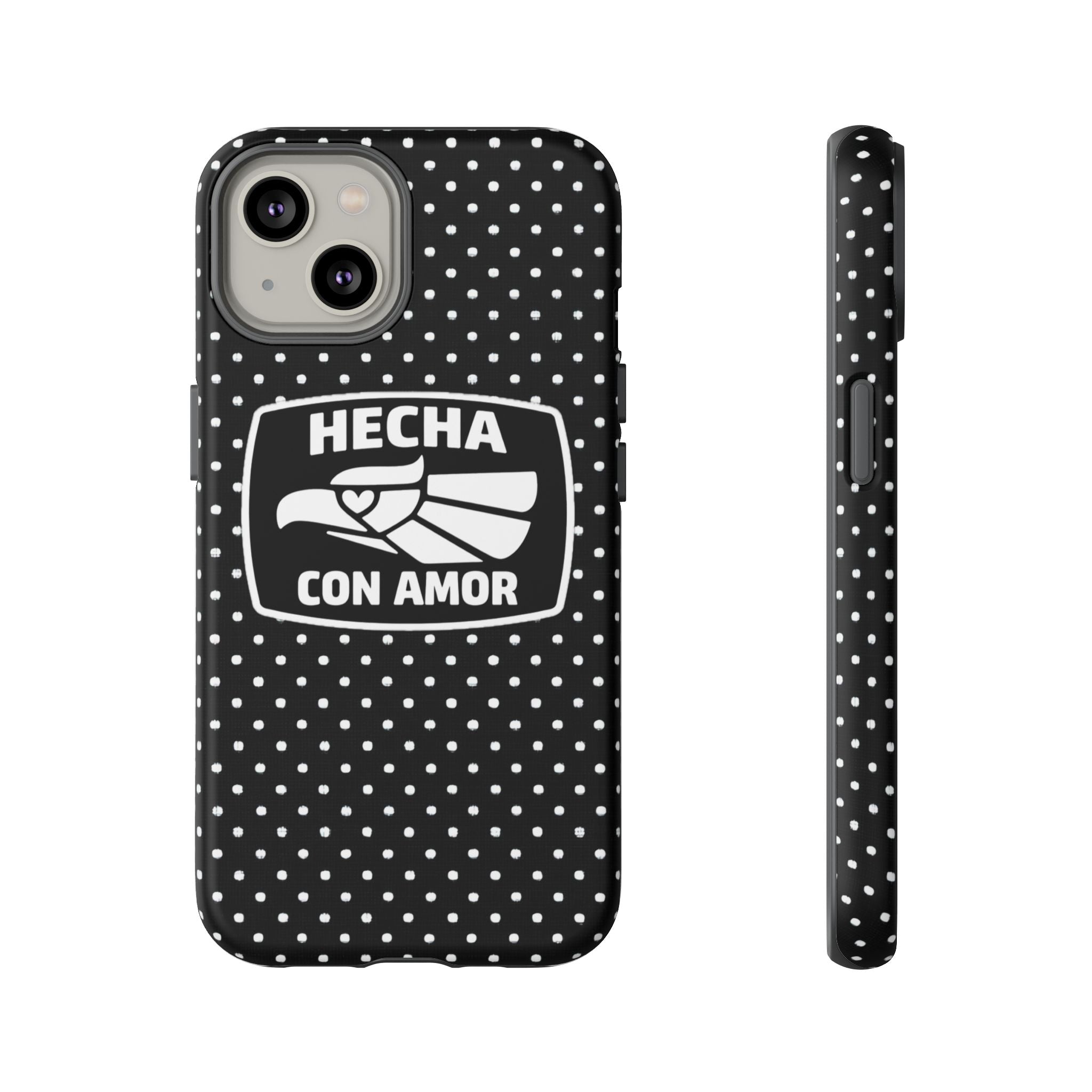 Hecha Con Amor Polka Dot Phone Case