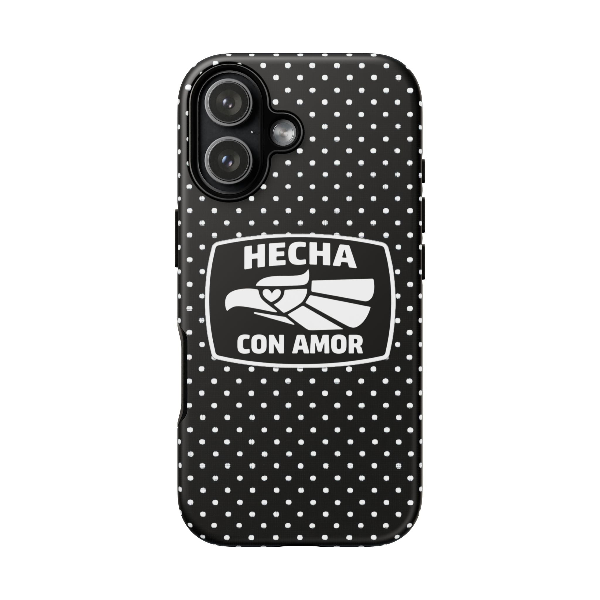 Hecha Con Amor Polka Dot Phone Case