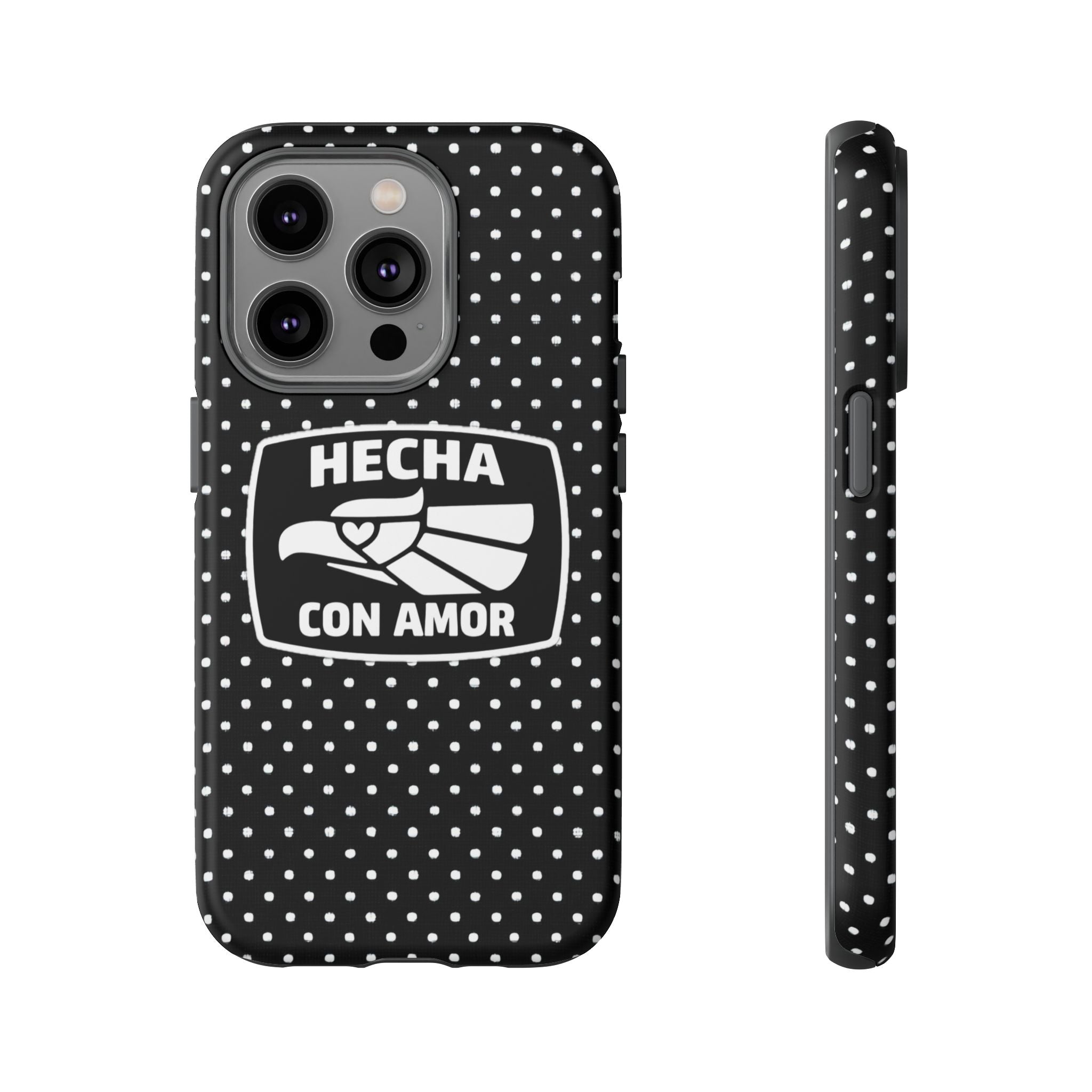 Hecha Con Amor Polka Dot Phone Case