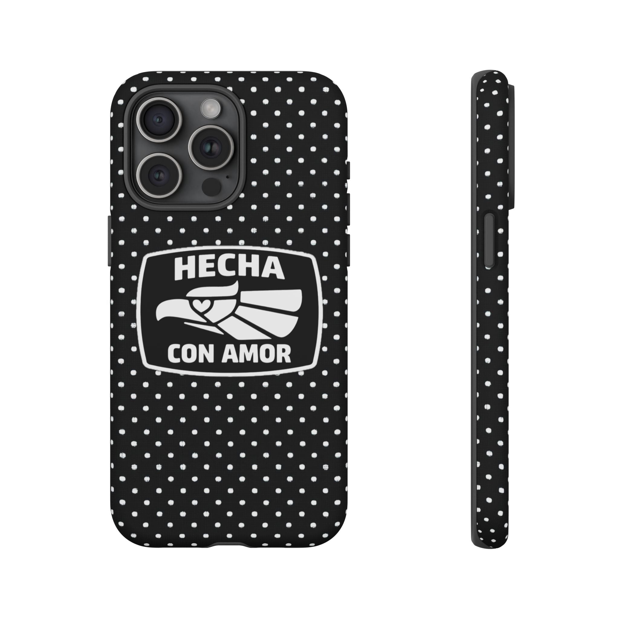 Hecha Con Amor Polka Dot Phone Case