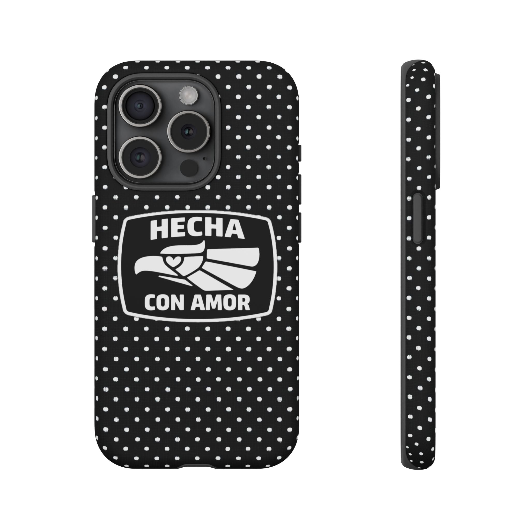 Hecha Con Amor Polka Dot Phone Case