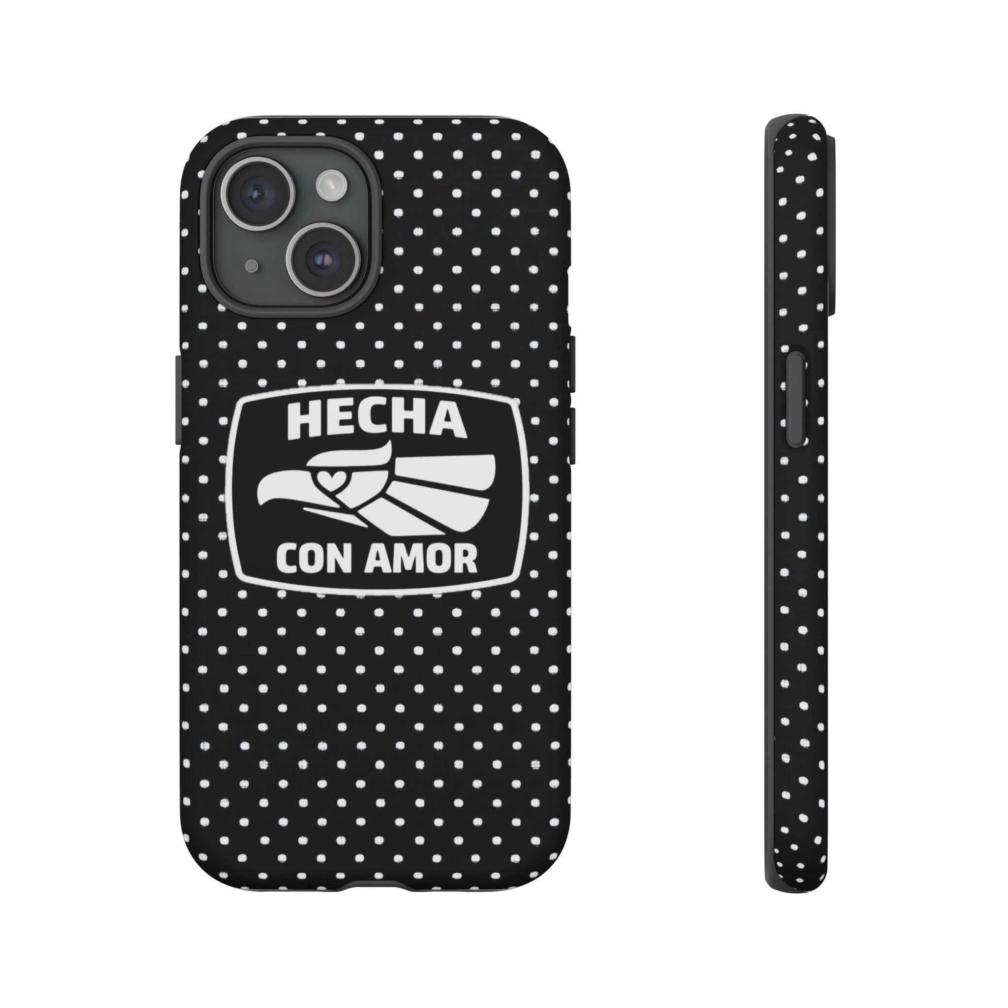 Hecha Con Amor Polka Dot Phone Case