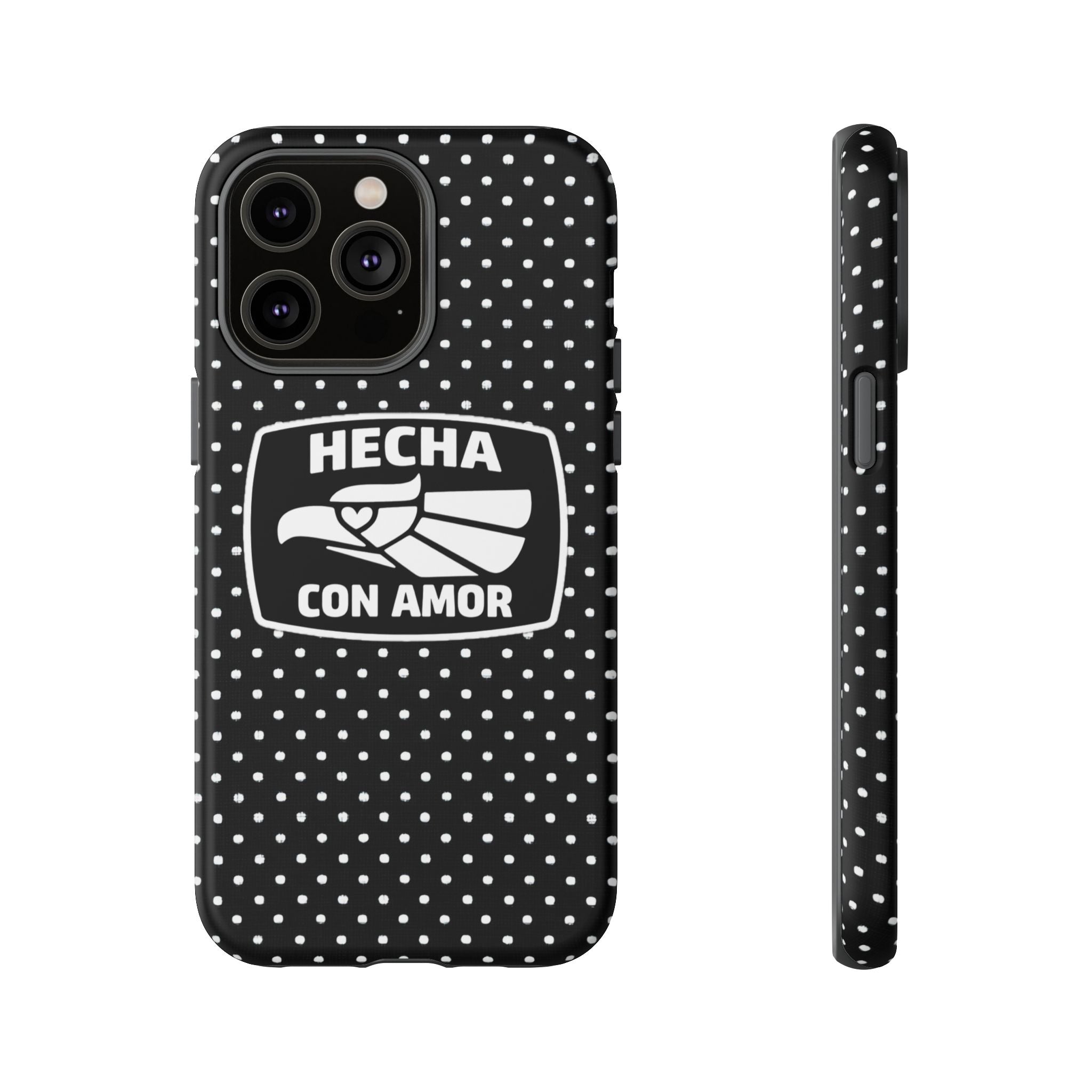 Hecha Con Amor Polka Dot Phone Case