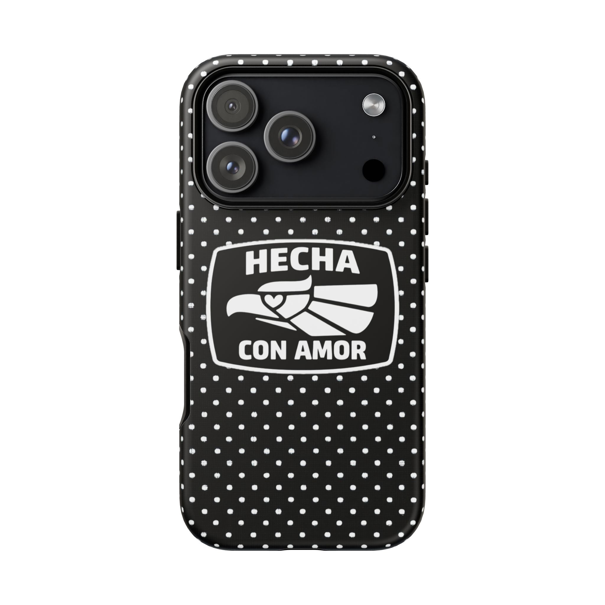 Hecha Con Amor Polka Dot Phone Case