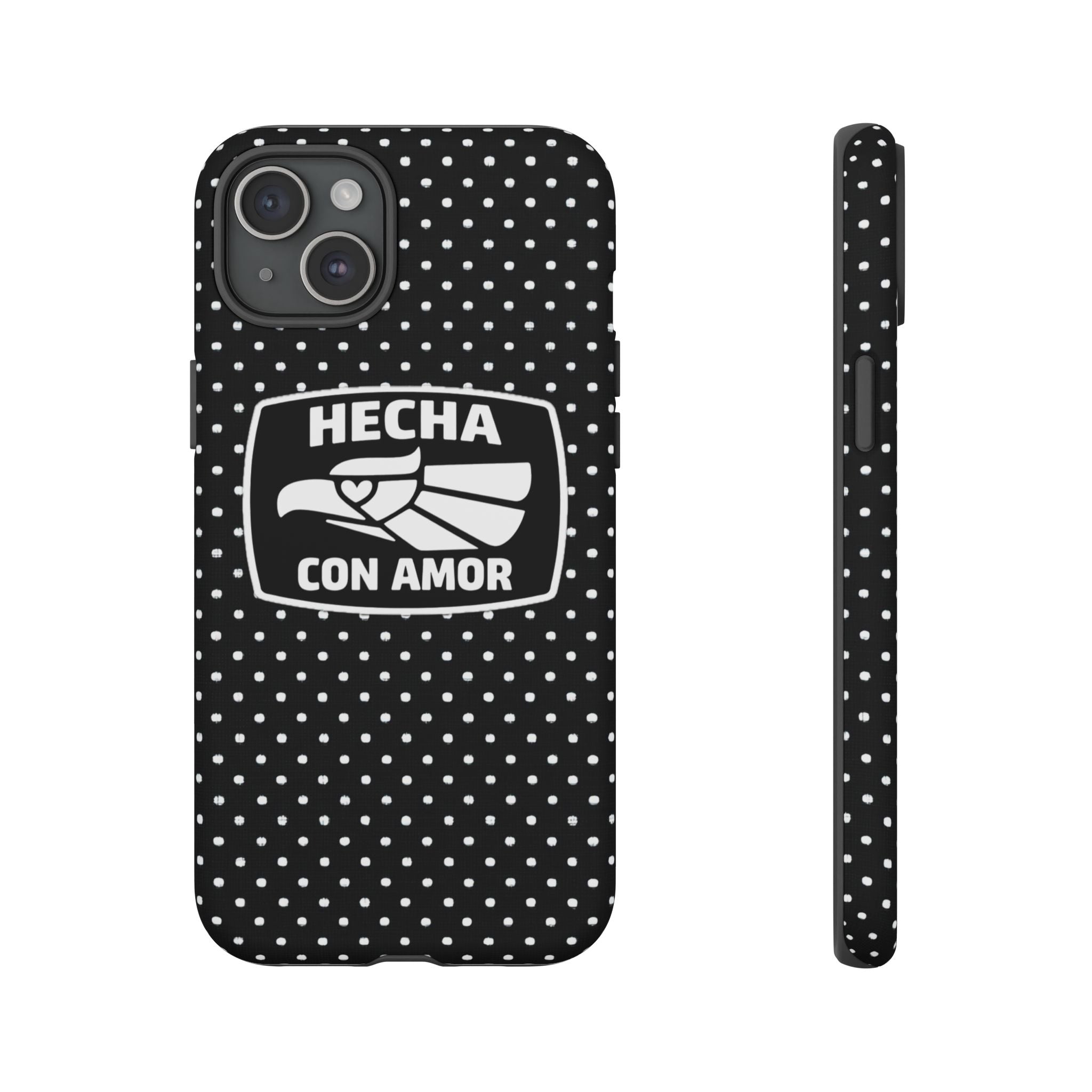 Hecha Con Amor Polka Dot Phone Case